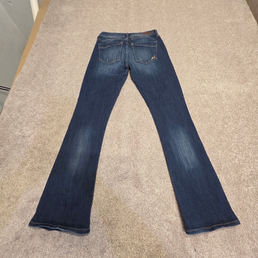 Express Jeans Womens 0S Barely Boot Dark Wash Stretch Bootcut Denim